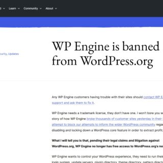 WP Engine 與 WordPress 官方爭議的分析 WP Engine 與 WordPress 官方爭議的分析