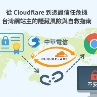 從 Cloudflare 到憑證信任危機:台灣網站主如何避開網路黑洞? 從 Cloudflare 到憑證信任危機:台灣網站主如何避開網路黑洞?