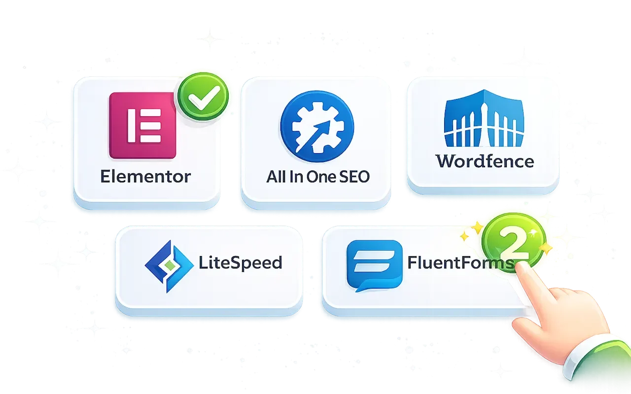5 個熱門外掛中任選 2 個
